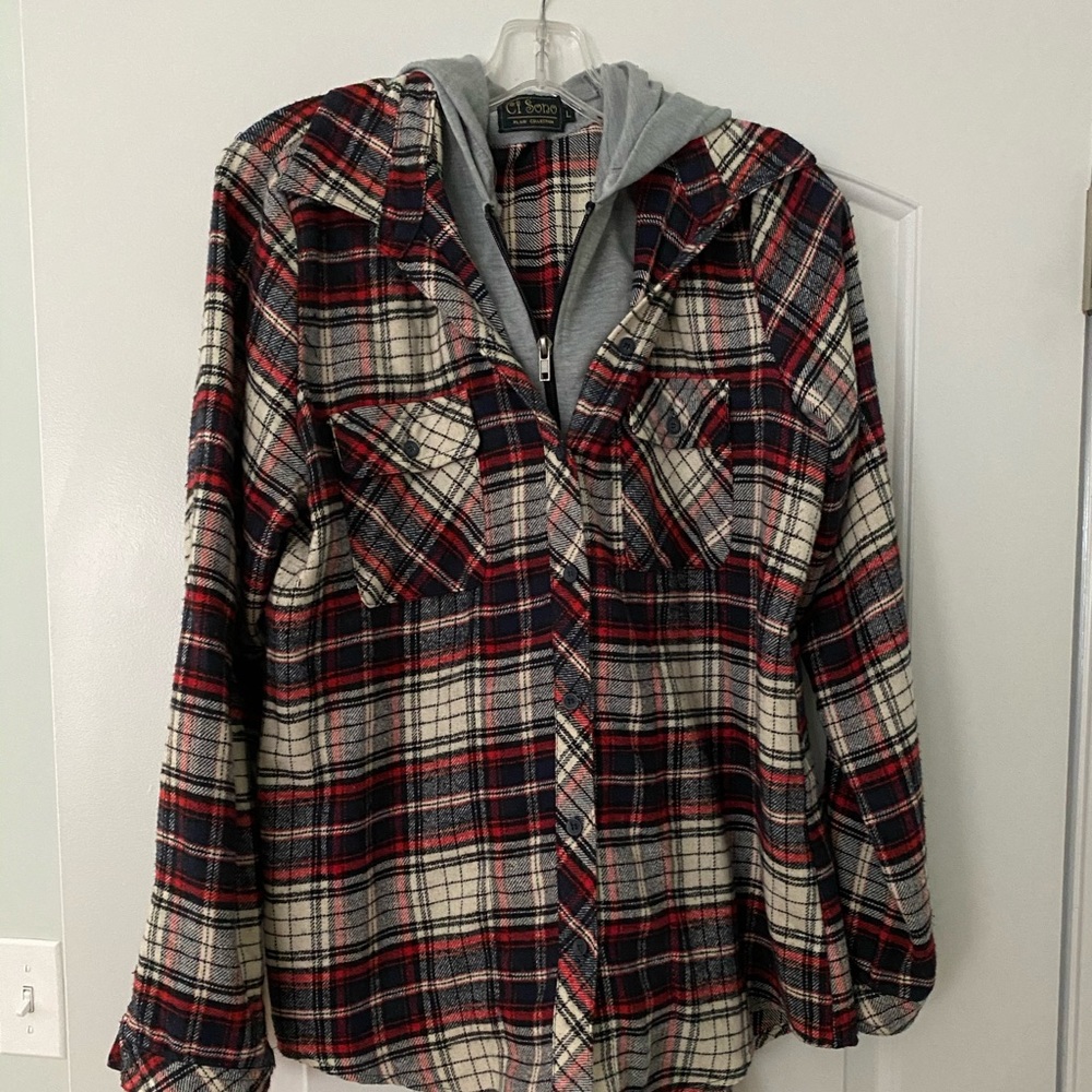Red, White & Blue Flannel
